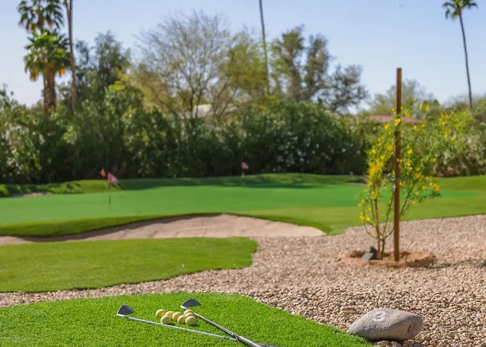 Private Acre Of Fun: Nine Hole Golf Course Pickleball Court Pool Table Heated Swimming Pool Scottsdale